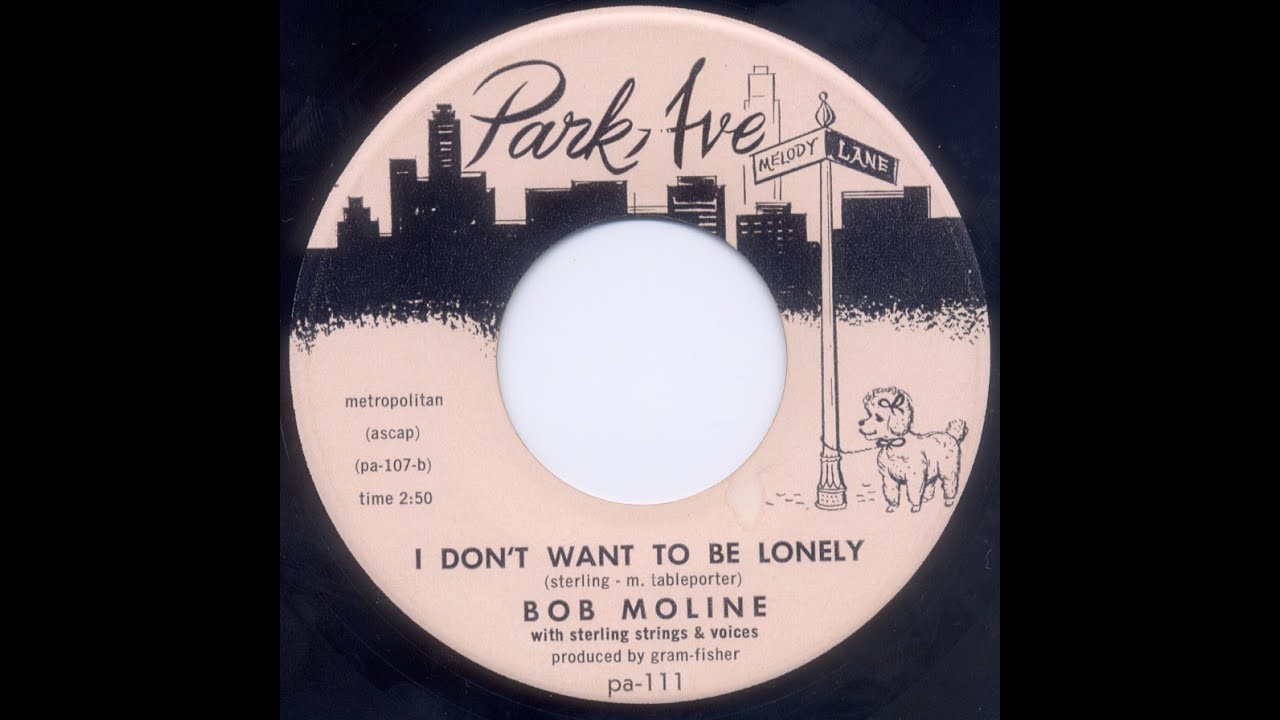 I Don't Want To Be Lonely - Bob Moline