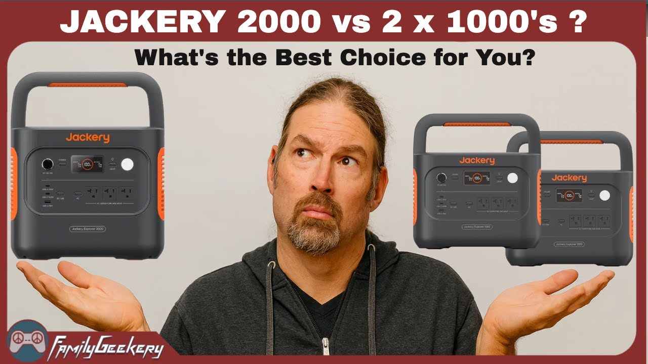 Should you buy a Jackery Explorer 2000? Or buy 2 Explorer 1000's?