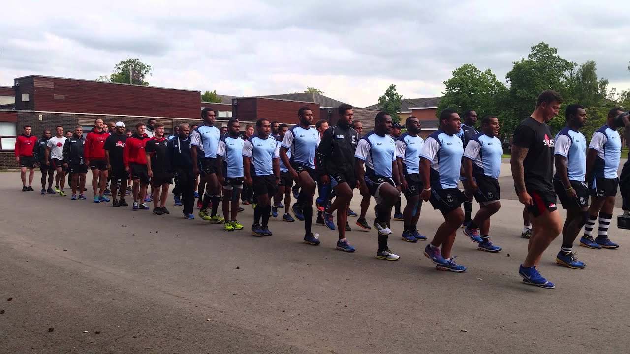 Fijian rugby team and the British army rugby team.