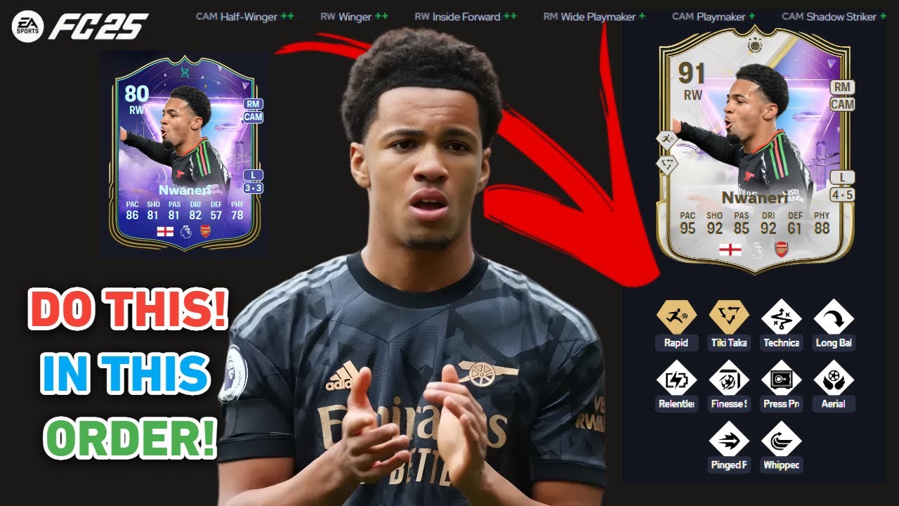 The BEST Nwaneri Future Starts Academy Evo Path! 91 Future Stars Academy!