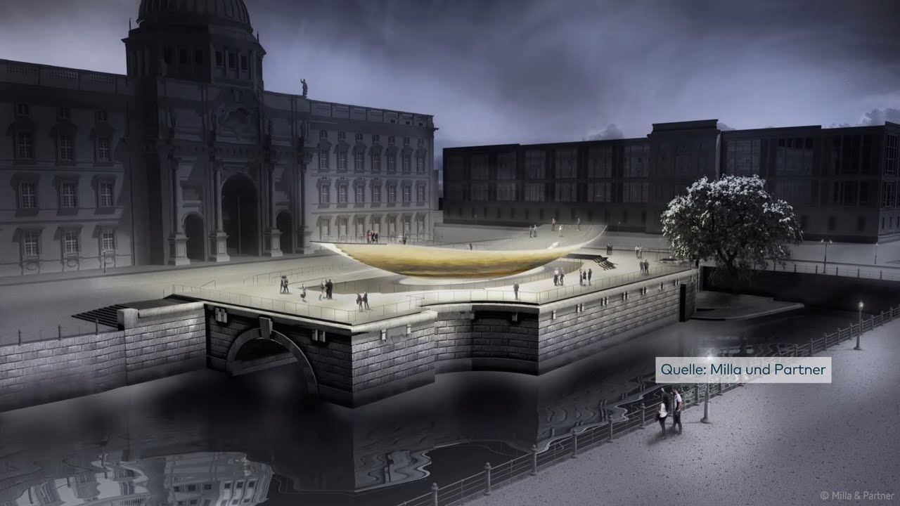 Einheitsdenkmal: Diese Waagschale soll an die Wiedervereinigung erinnern