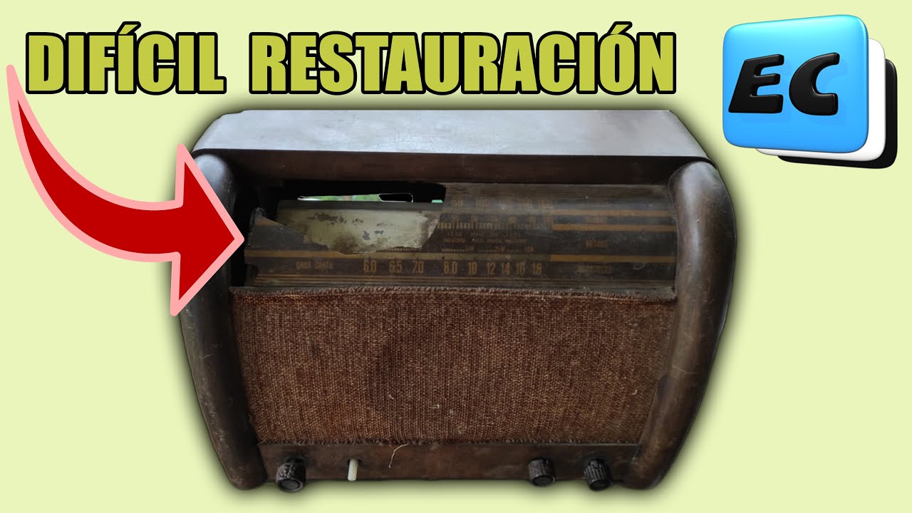 🛠 Rescatando la historia: RESTAURACION Y REPARACION  de RADIO ANTIGUA