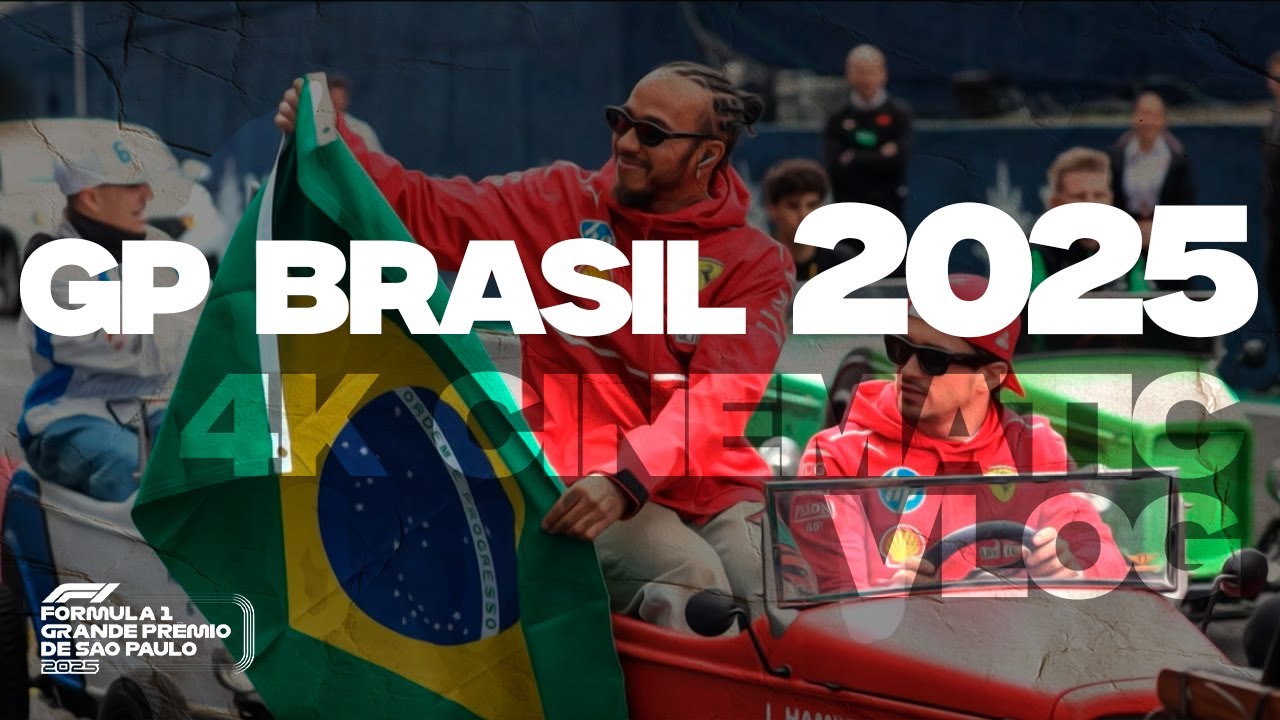 Fórmula 1 em Interlagos - GP de São Paulo 2025 - 4K Cinematic Vlog