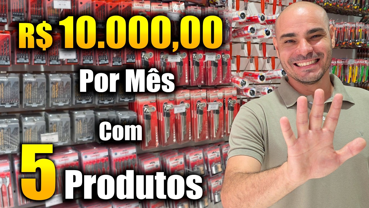Mínimo R$ 10.000,00 por Mês! 5 Produtos que te darão Muito Lucro na Revenda!