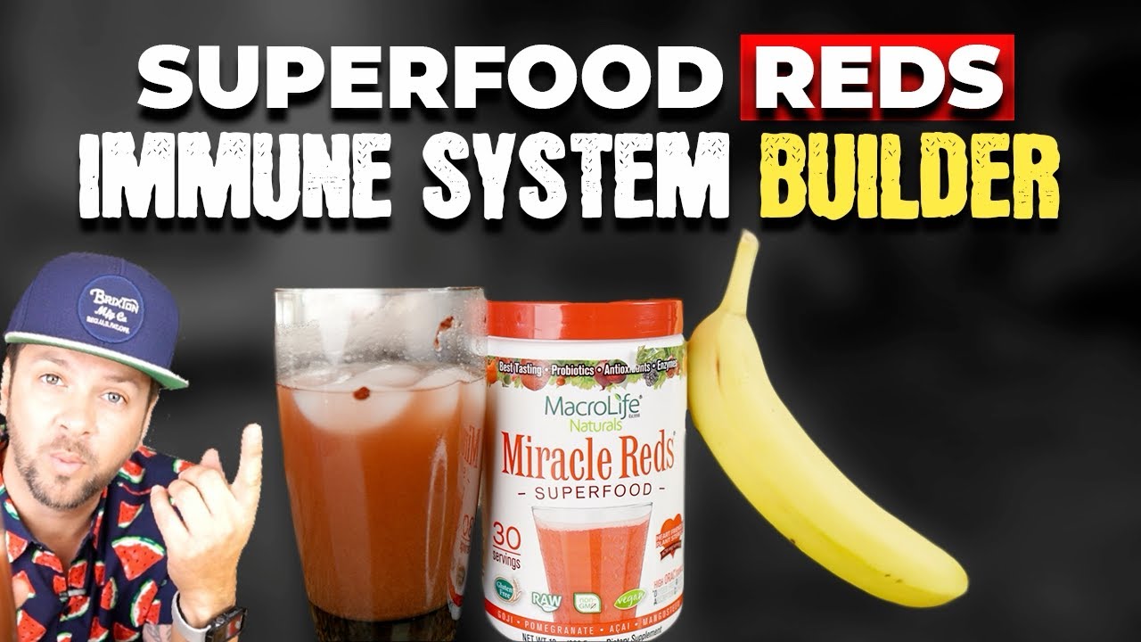 Discover the Real SUPERFOOD POWDER (Reds) Beverage and Let&rsquo;s Build that Immune System
