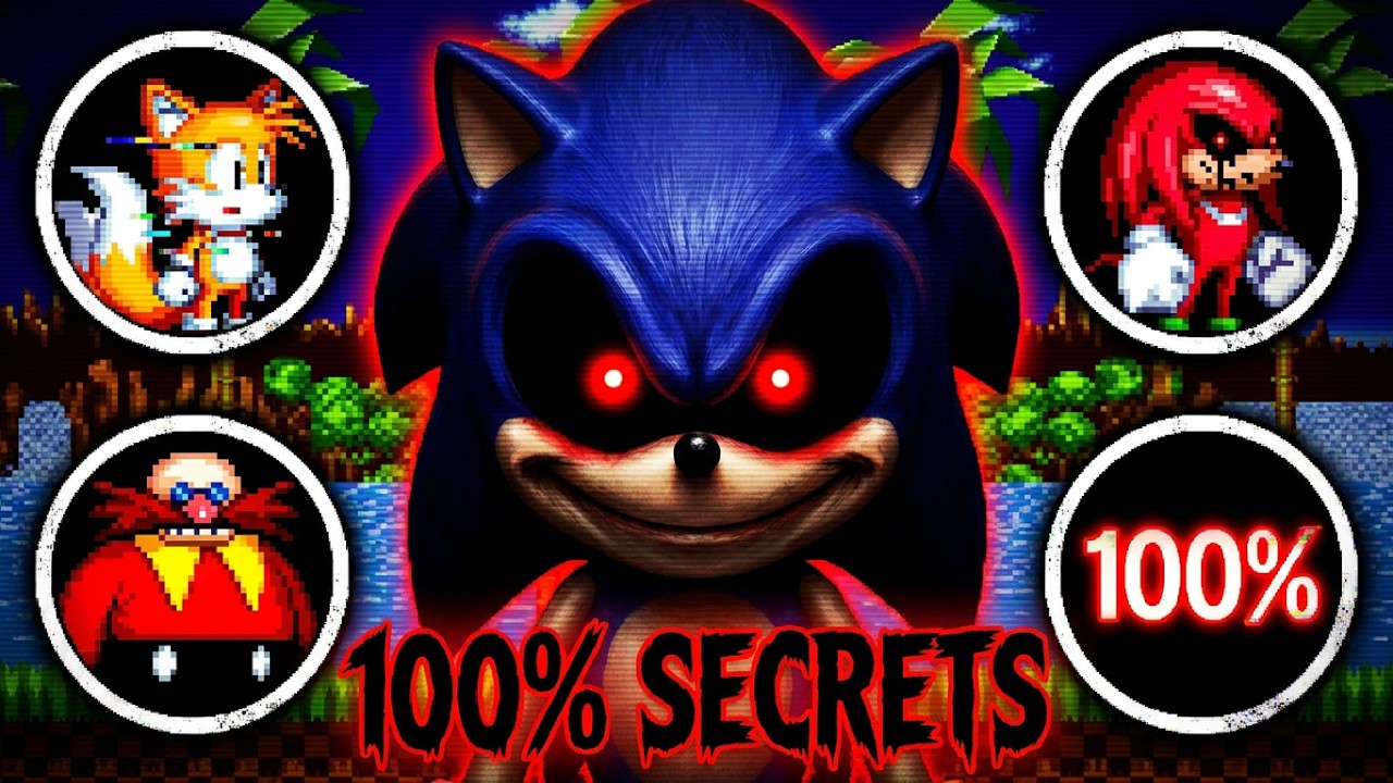 Sonic.EXE + All Secrets 100% (Original Game)