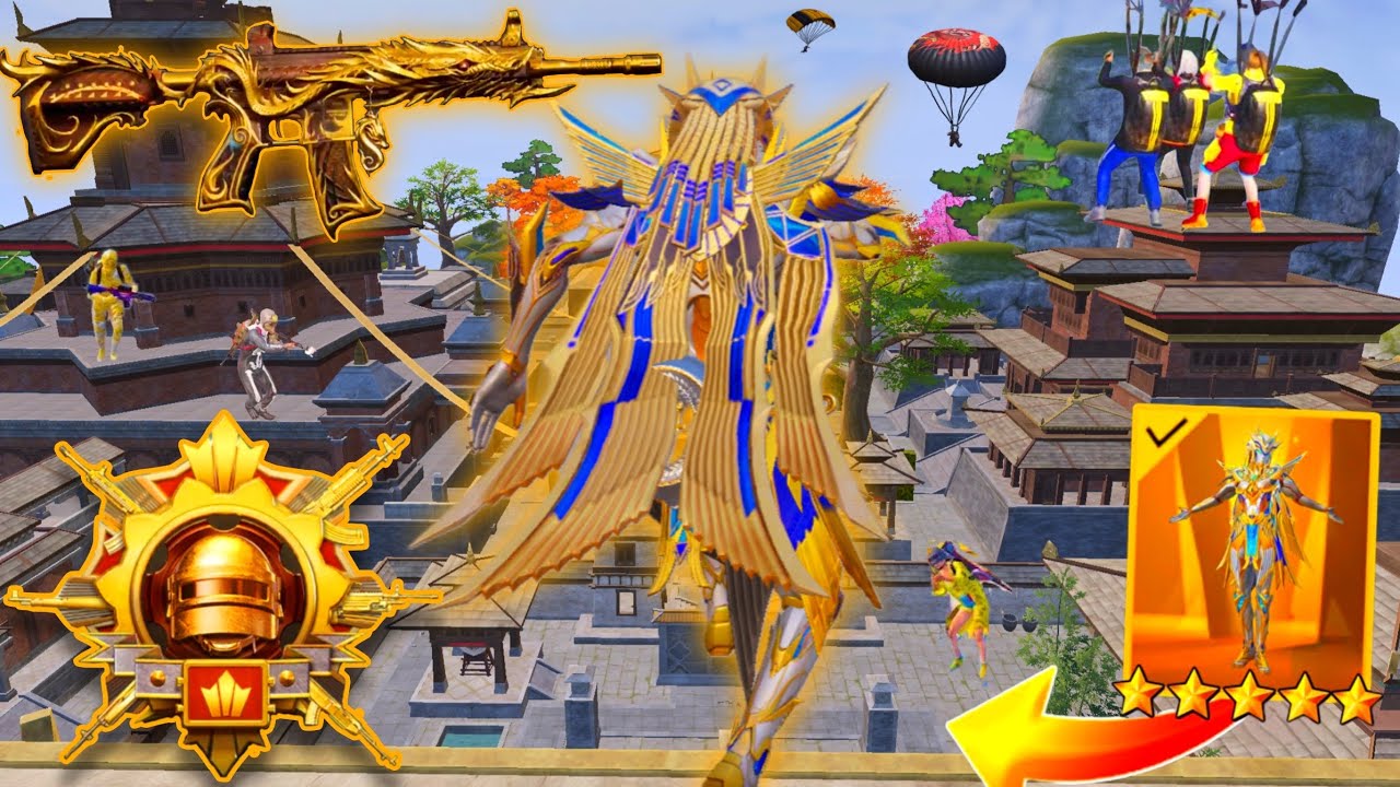 😍 MY BEST ERANGEL GAMEPLAY in NEW MODE with PHARAOH X-Suit😈 Pubg Mobile
