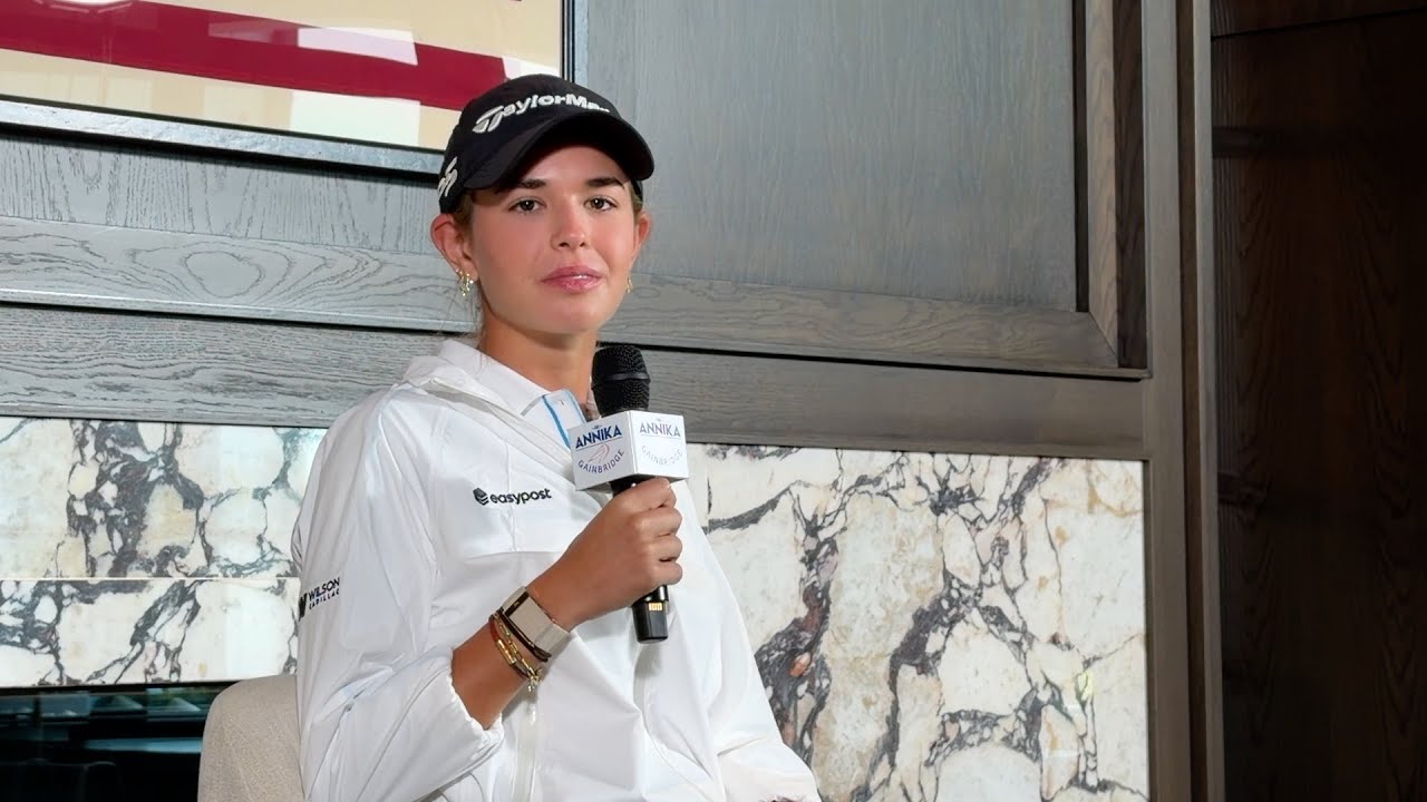 Пресс-конференция Кая Трампа перед дебютом LPGA в ANNIKA в качестве приглашенного спонсора