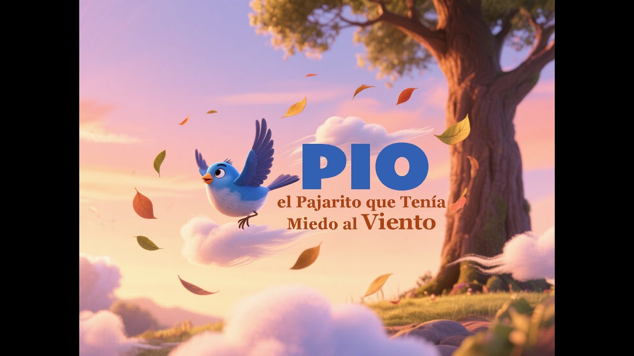 EL VIAJE DE PÍO, EL PAJARITO QUE TENÍA MIEDO AL VIENTO | Cuento Infantil sobre Superar el Miedo