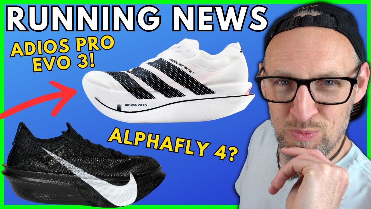 Срочные новости о беговых кроссовках 🚨 Первый взгляд на Adizero Pro Evo 3, Alphafly 4 и Adios Pro 5!