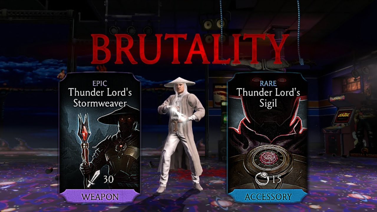 RAIDEN BRUTALITY FULL GAMEPLAY - MORTAL KOMBAT MOBILE
