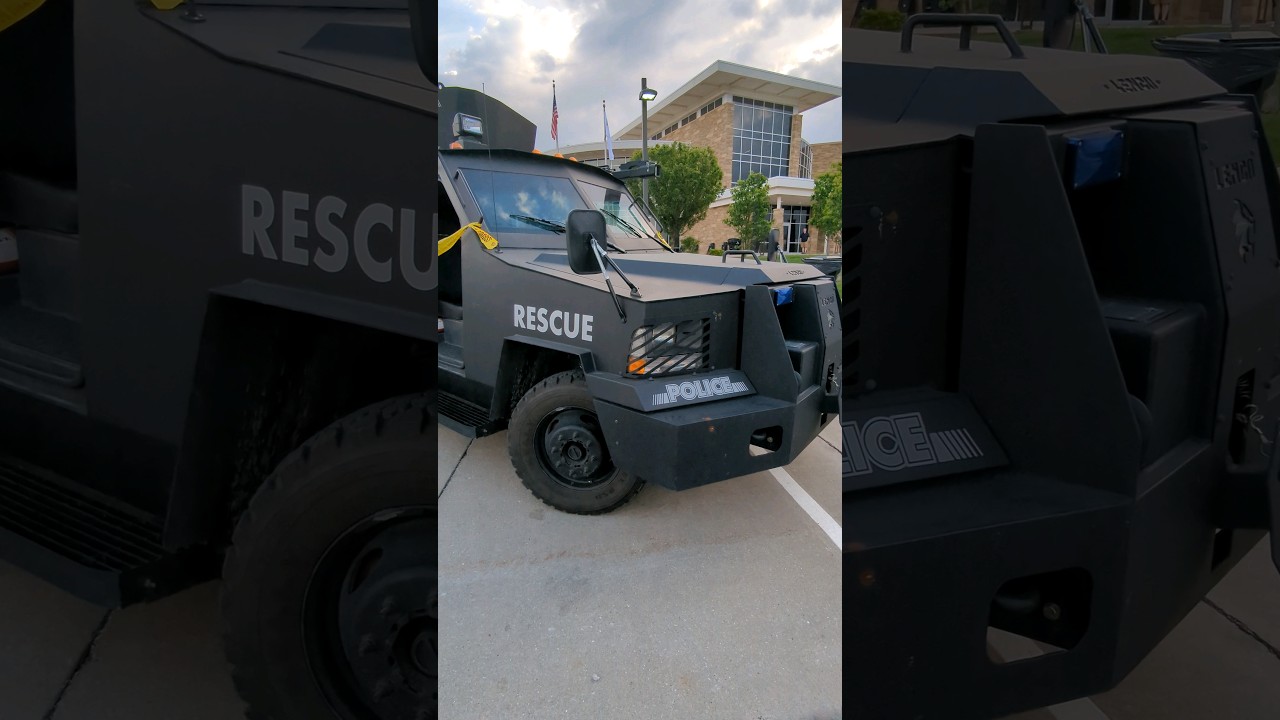 Serve And Protect. Rescue Vehicle.
