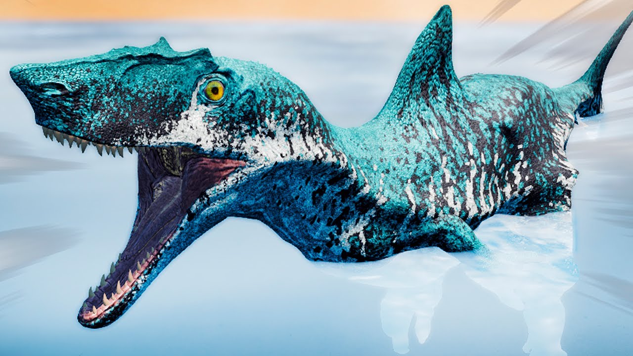 Jovem Alossauro Tubarão (SharkAllo)! Entre Dentes dos Monolofossauros + Aventuras | The Isle | PT/BR