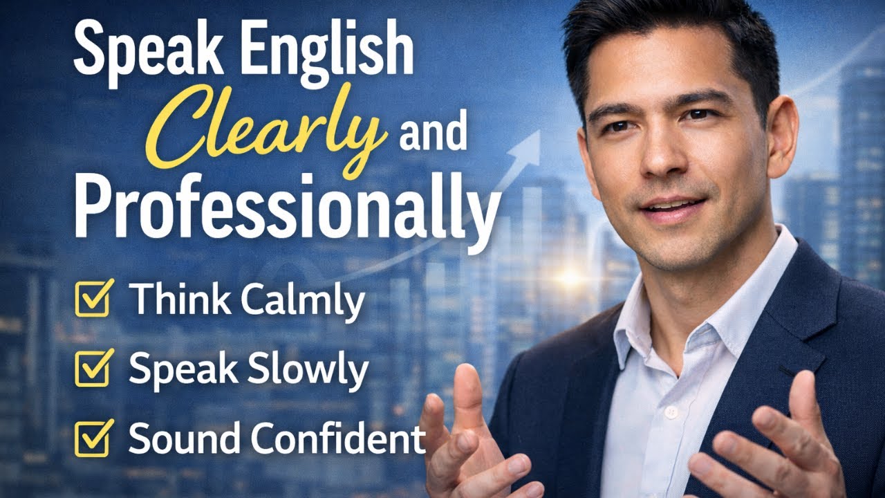 Speak English with Confidence in the Future – How to Sound Clear, Calm, and Professional