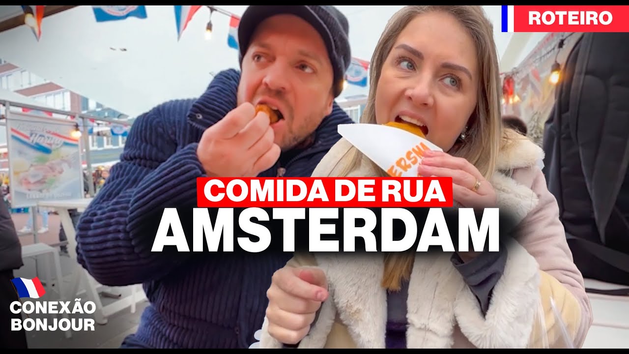 AMSTERDAM | As Comidas de Rua Mais Famosas de AMSTERDAM