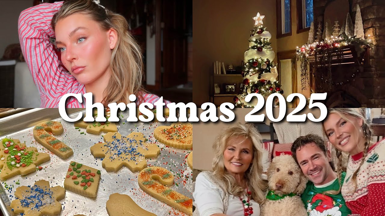 Семейный видеоблог о Рождестве 2025 ★ Выпечка, распаковка подарков и уютные моменты