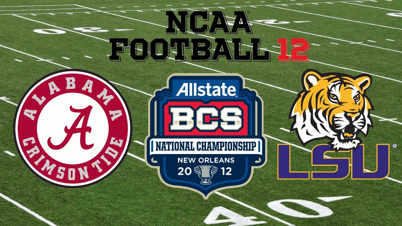 NCAA 12: NATIONAL CHAMPIONSHIP - Alabama vs. LSU