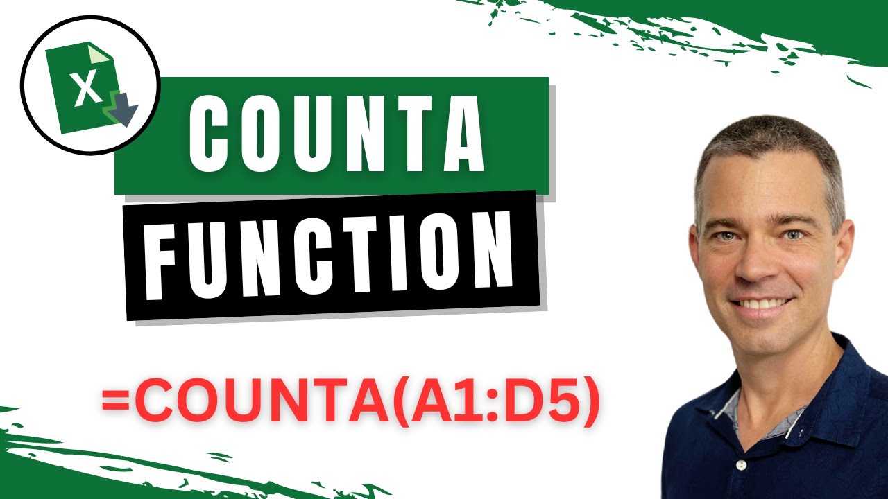 How to Use Excel's COUNTA Function to Count Cells That Are Not Blank