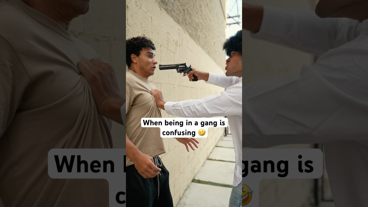 When being in a gang is confusing‼️🤣 #comedyshorts #sketchcomedy #snl
