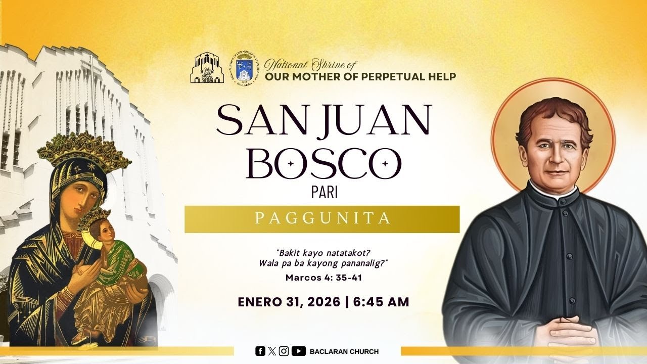 Baclaran Church: Paggunita kay San Juan Bosco, pari