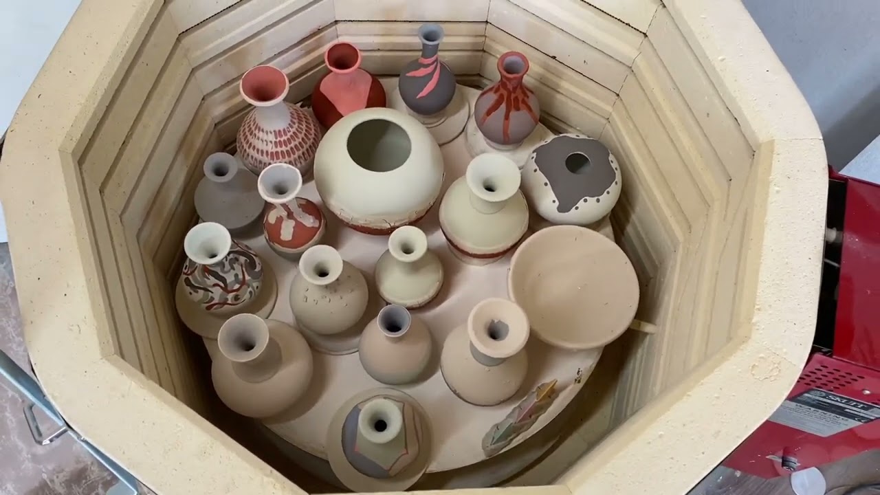 45. Glaze Unloading - Amazing - Amaco Layering - Mayco - Terracolor - 24 Test Pots 17 Bud Vases