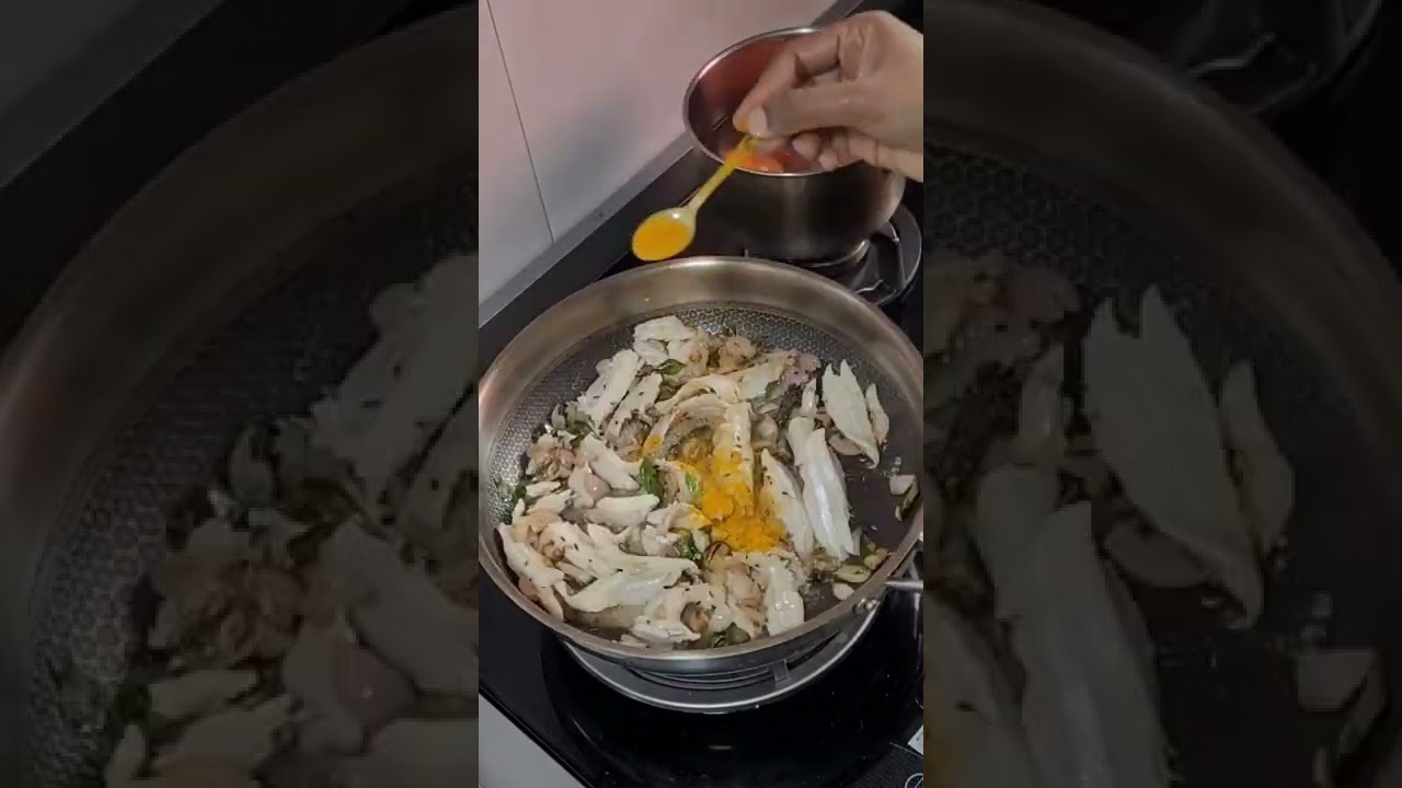 Scrambled fish😳😳 why not🤪🤪 #food #foodie #foodlover #asmr #shorts #shortsvideo #easy