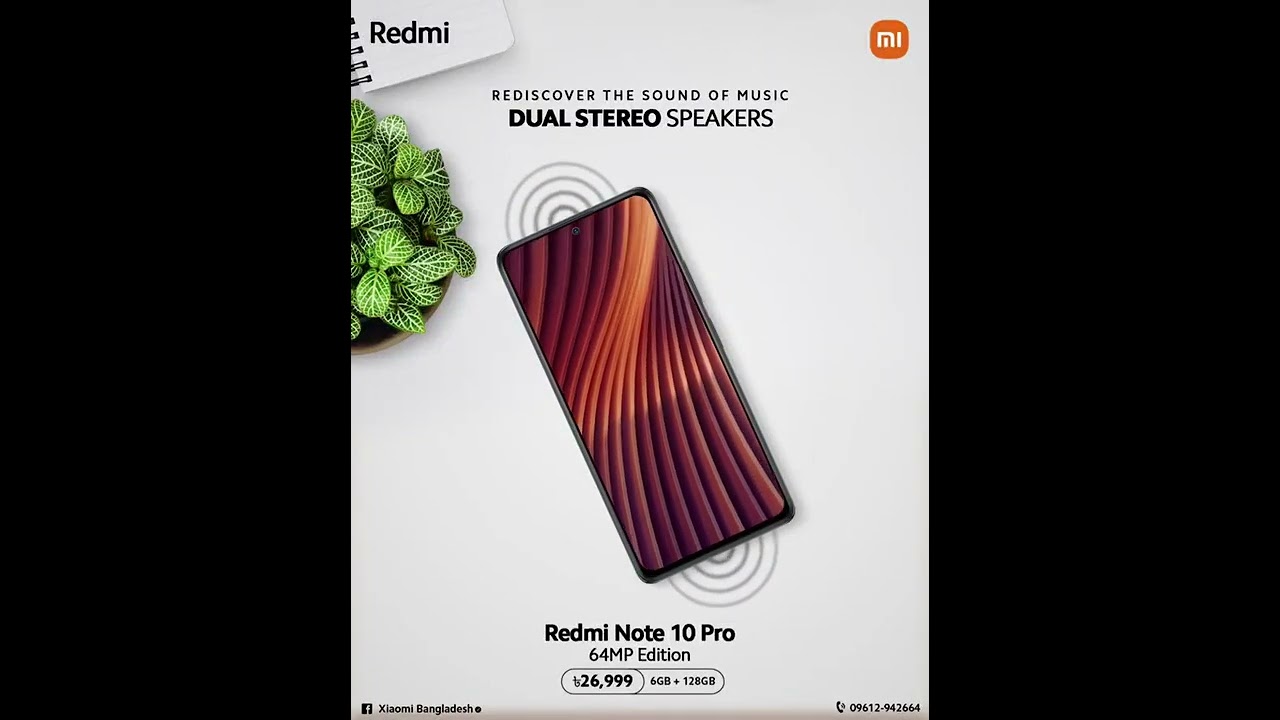 Redmi Note 10 Pro_Dual Stereo Speakers