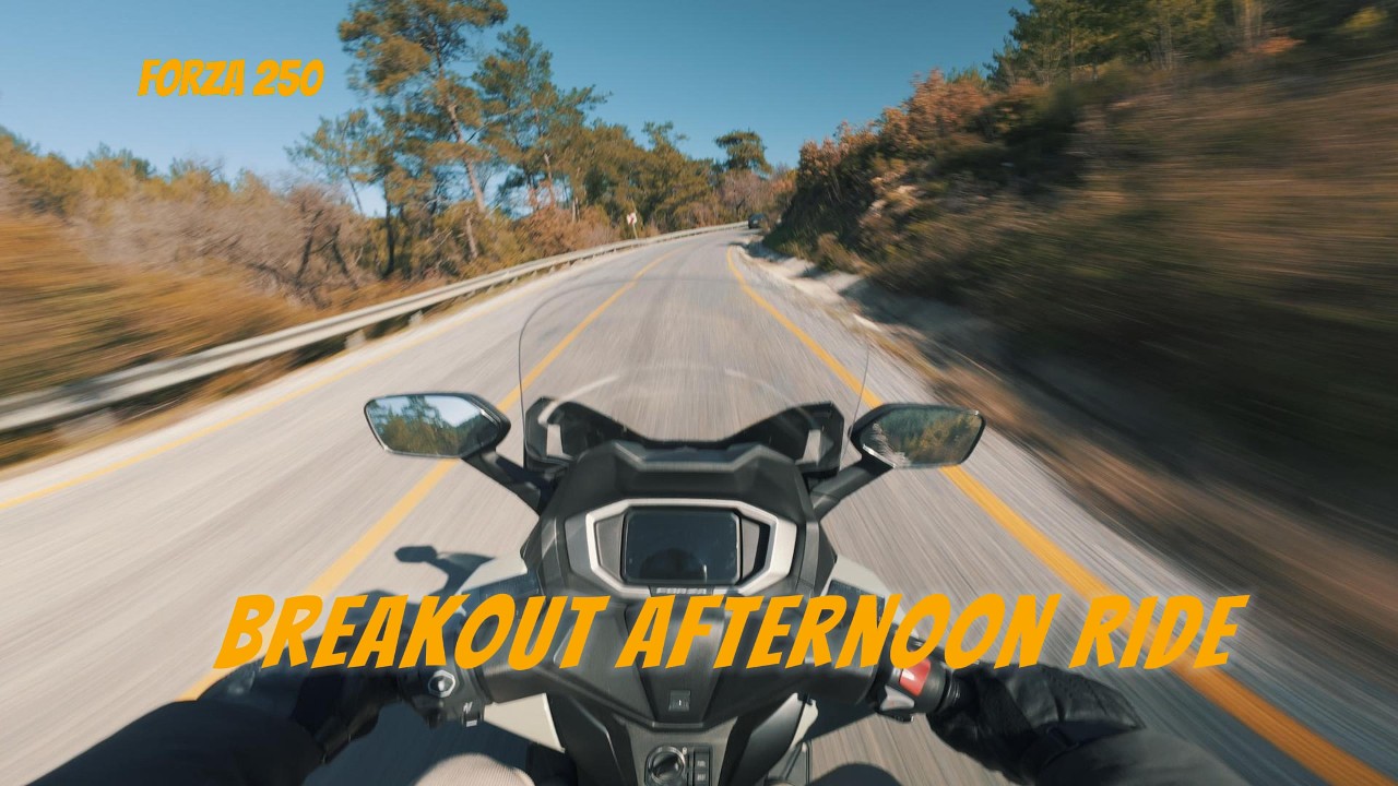 Honda Forza 250 POV Ride | Pure Engine Sound | Late Afternoon Cruise | Backroads | 4K