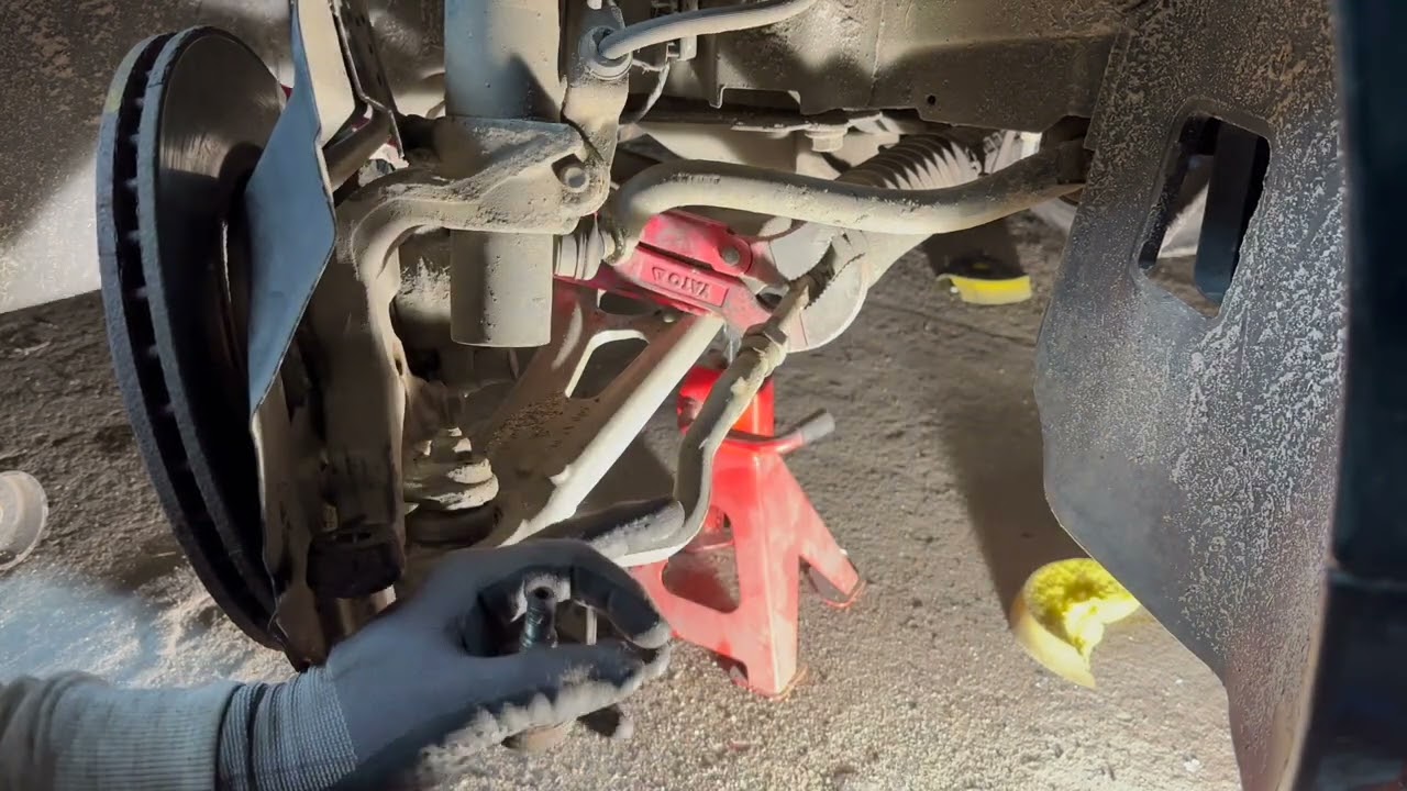 BMW E46 wymiana końcówki drążka kierowniczego.