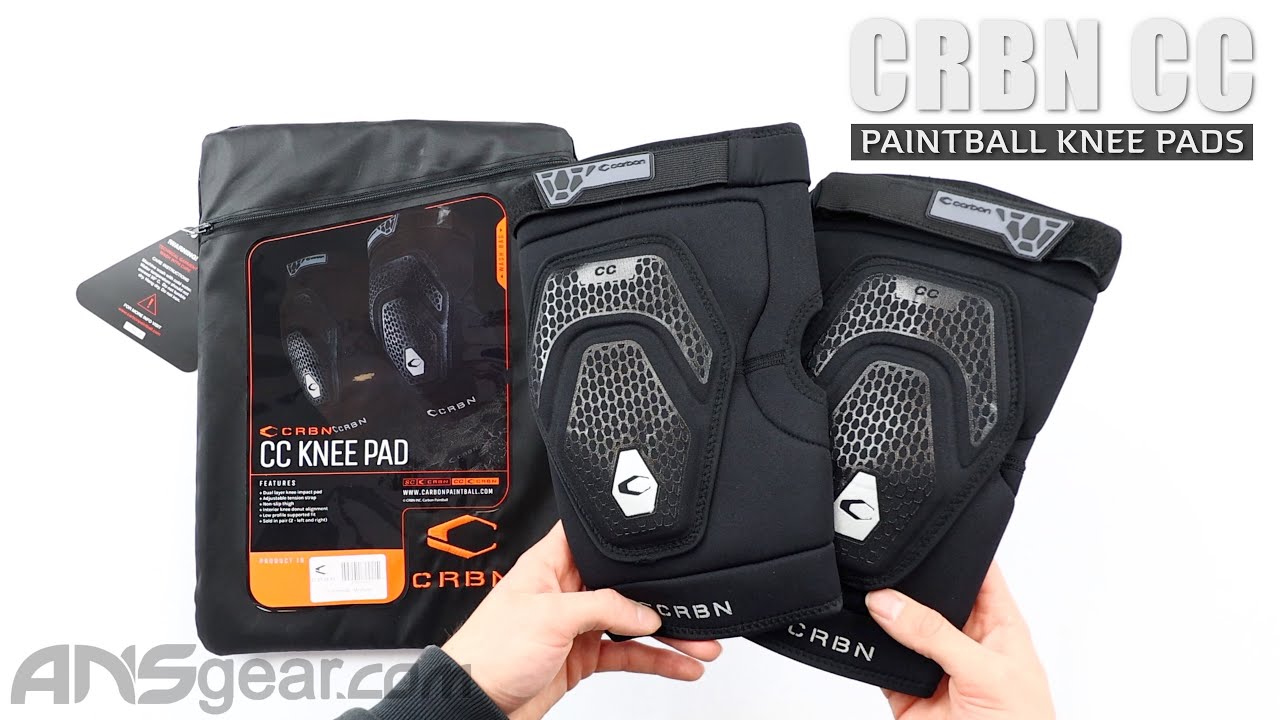 Carbon CRBN CC Paintball Knee Pads - Review