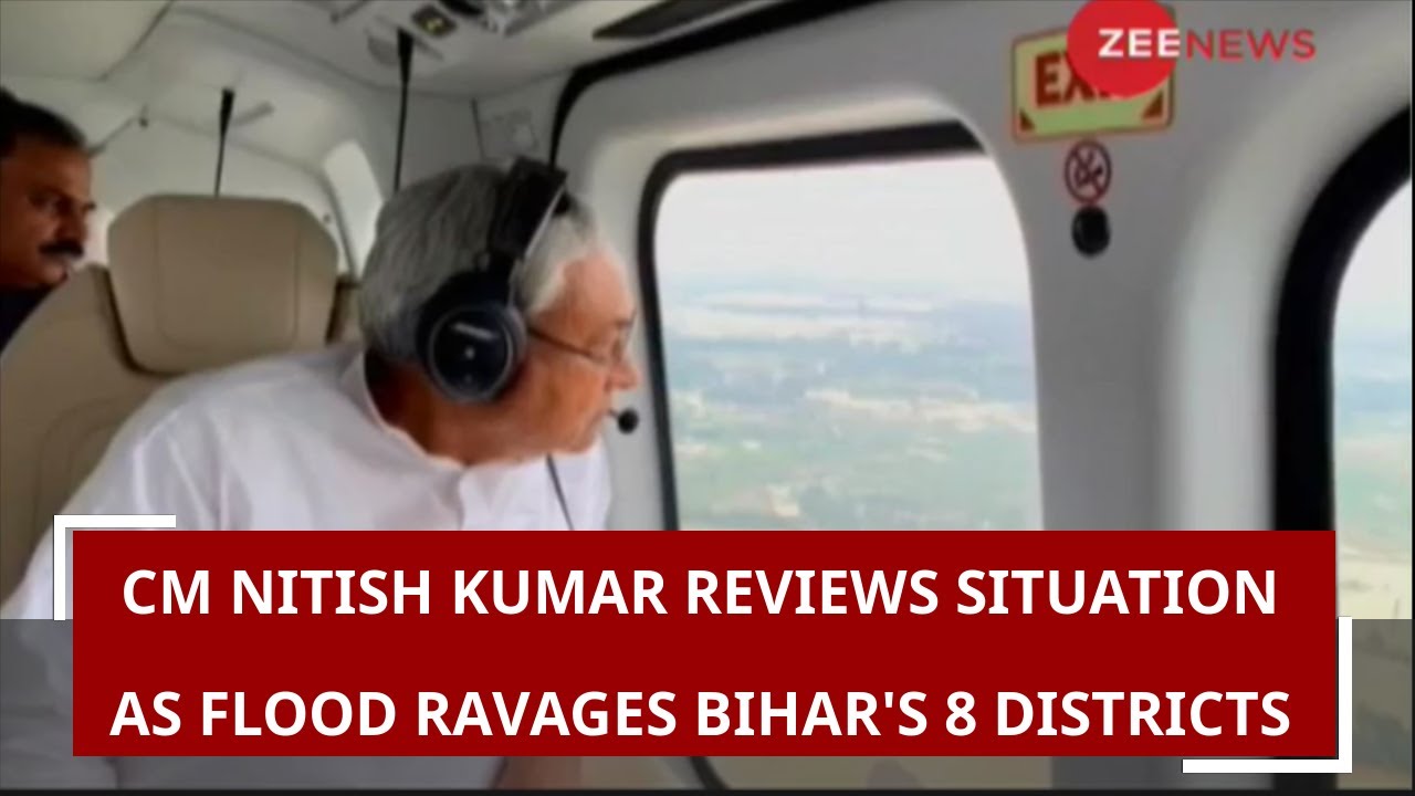 CM Nitish Kumar reviews situation as Flood ravages 8 districts in Bihar