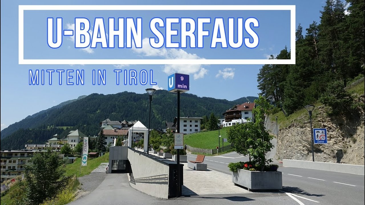 U-Bahn Serfaus,  die höchstgelegene Luftkissenschwebebahn der Welt mitten in Tirol