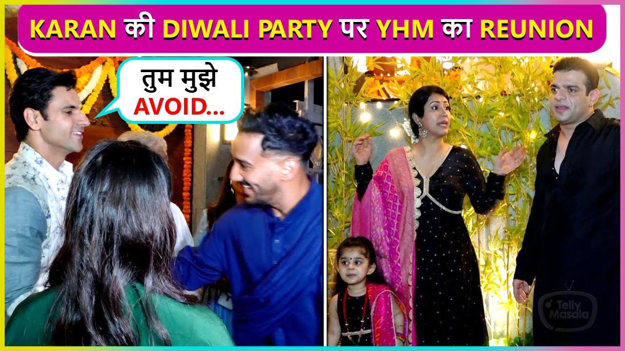Karan Patel Diwali Party, Yeh Hai Mohabbatein REUNION, Anita, Divyanka, Vivek, Shalin | Full Video