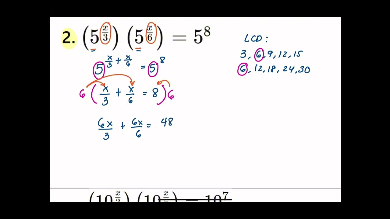 Solving Exponential Equations