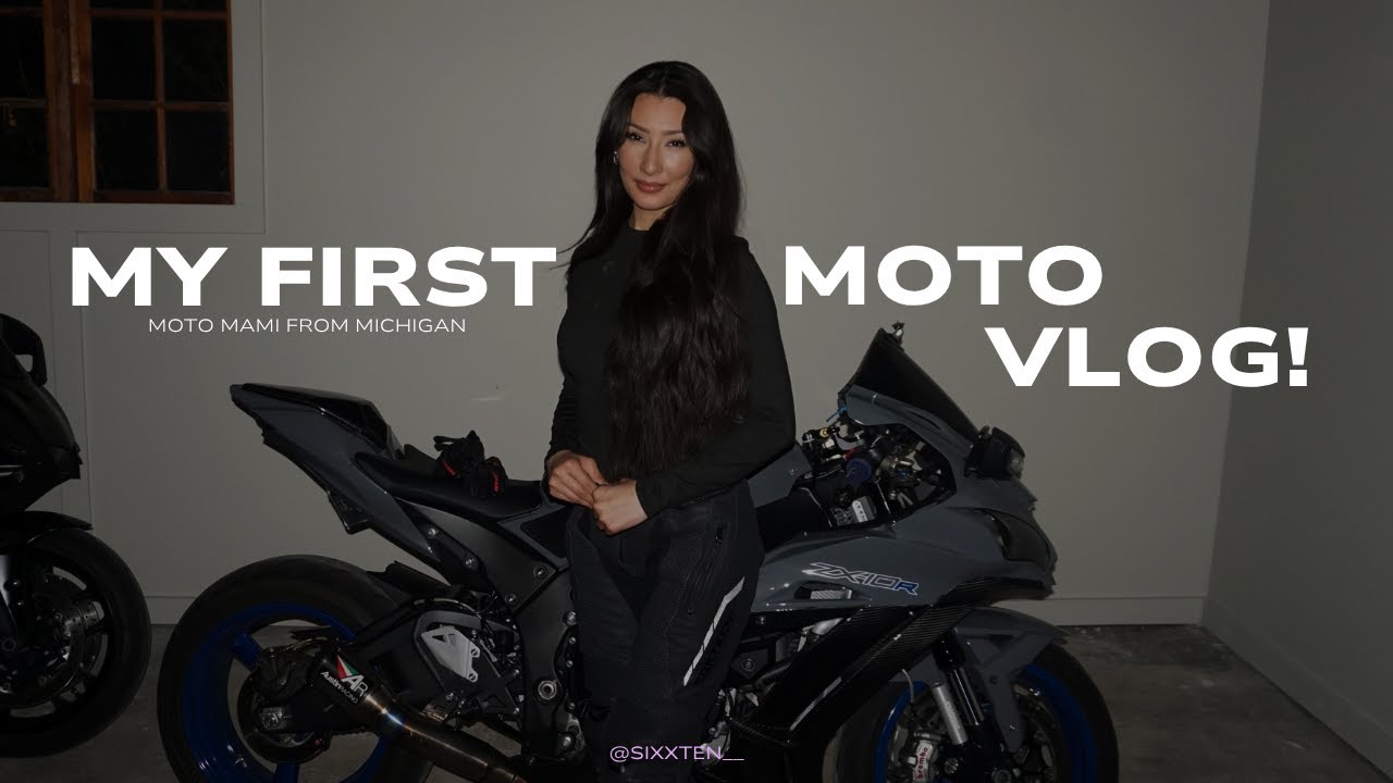 First Motorcycle Vlog! Gym ride + New gloves | Michigan