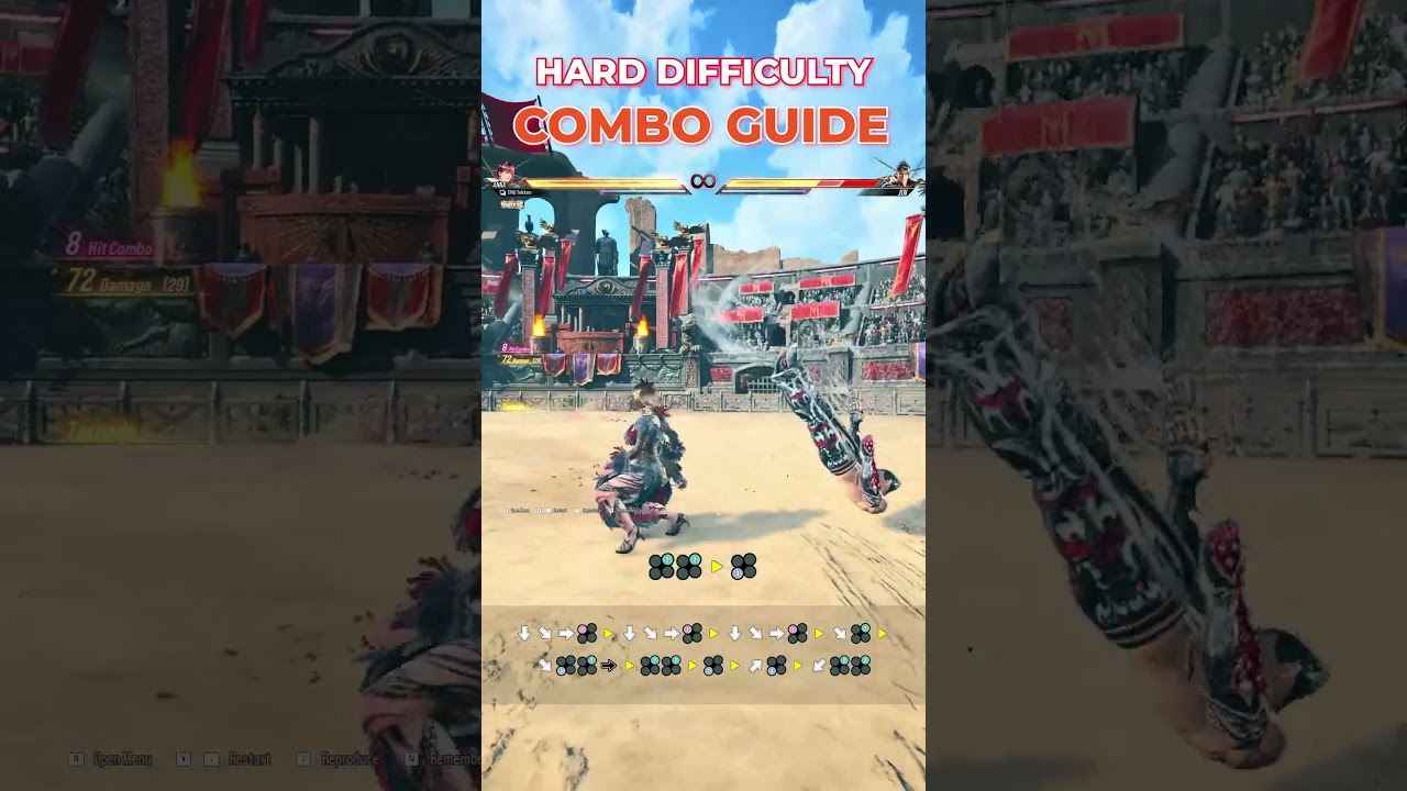 Anna Williams Combo Guide -  92 DMG Triple QCF1 Counterhit
