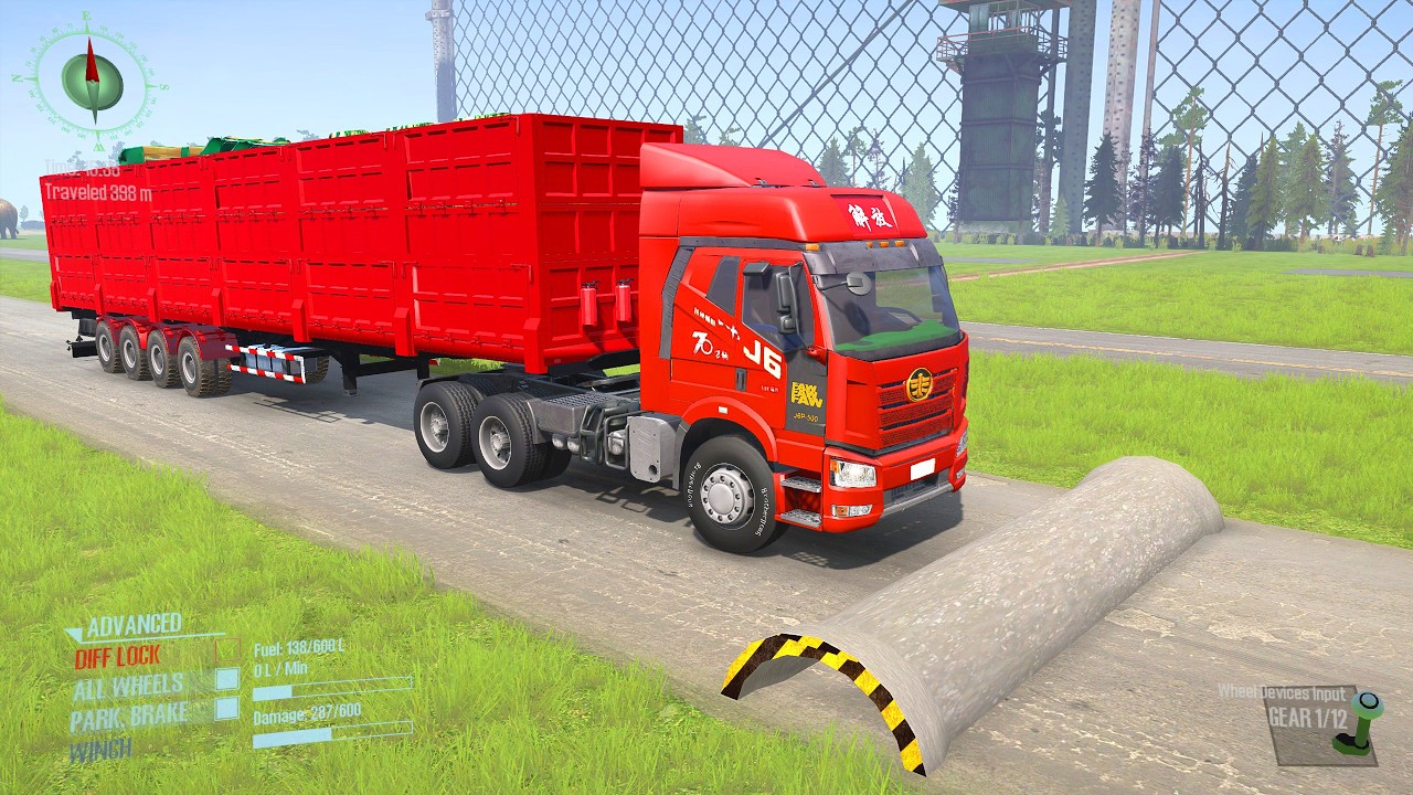Truck Mods Vs Extreme Speed Bumps Challenge! Driver Skills Gameplay #170 #mudrunner #snowruner