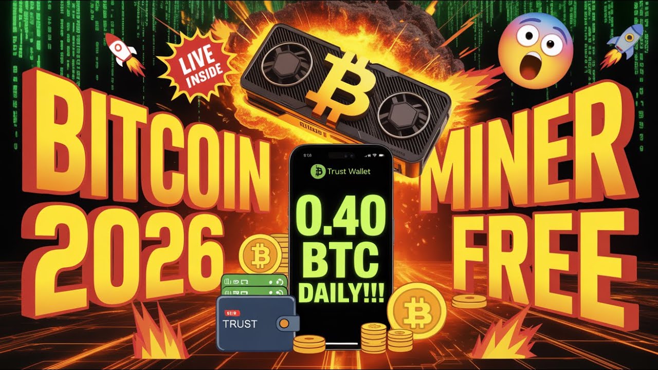 Bitcoin Miner 2026 FREE &ndash; 0.20&ndash;0.40 BTC Daily! Silent GPU Miner | Wallet Proofs & Live Test 2026
