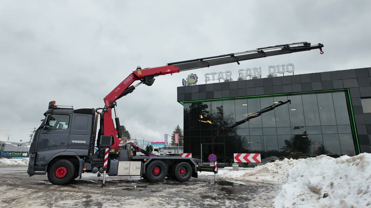 VOLVO FH540 6x2 FASSI F455RA.2.28 HDS Żuraw Wciągarka