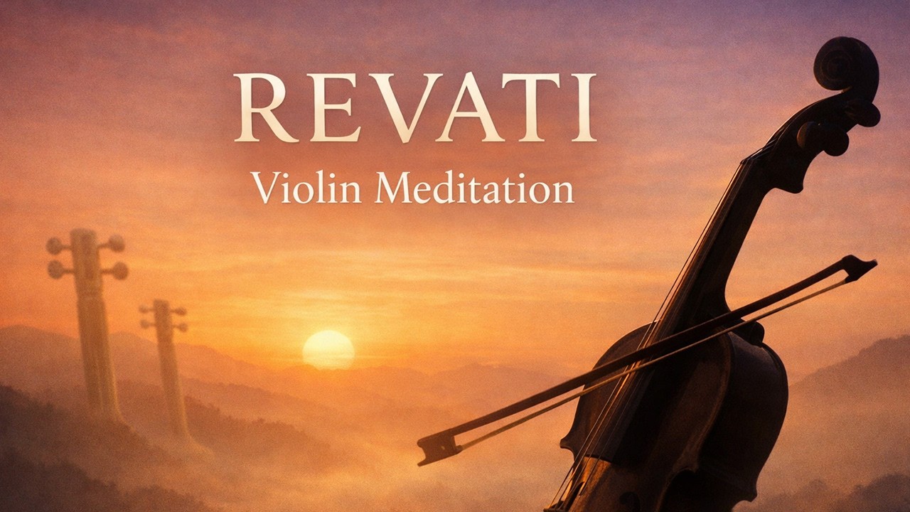 Violin Meditation | Slow Hindustani Ambient with Drone | Deep Relaxation & Inner Silence