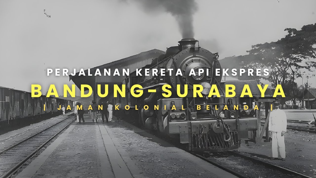 Jejak Sejarah di Jalur Kereta Api Bandung Surabaya 1920