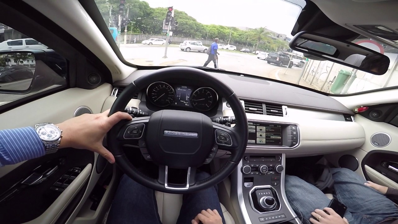 Land Rover Range Rover Evoque 2.0 TURBO Visão do Piloto Test Drive Onboard do Convidado POV