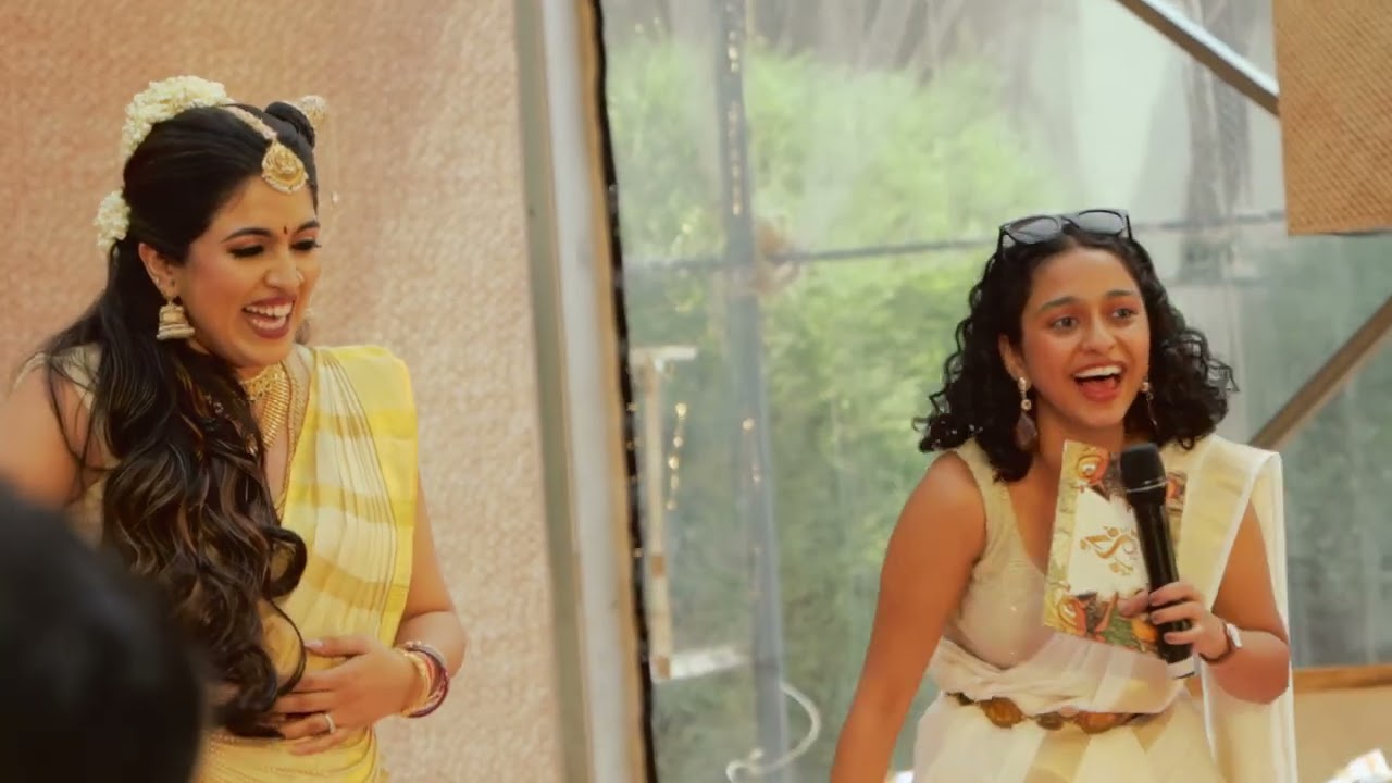 Noila Francy hosts Kerala Traditional Haldi | Emcee
