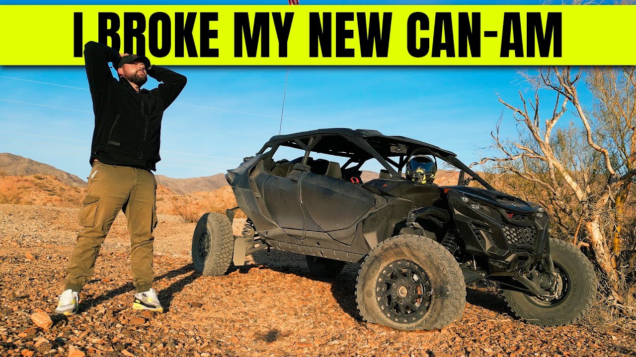 HUGE Rock VS Can-Am Tire