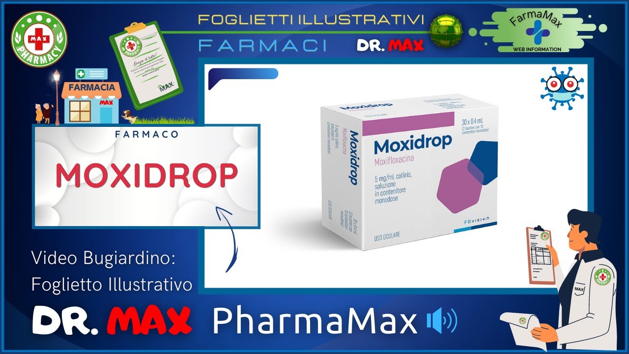 ❓ Cos'&egrave; il 💊 Farmaco MOXIDROP 🗺️ Foglietto Illustrativo Bugiardino Salute