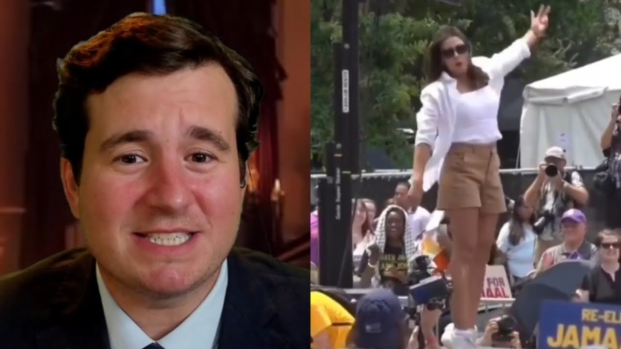 ‘Political cringe’: Alex Stein lampoons AOC for New York rally performance