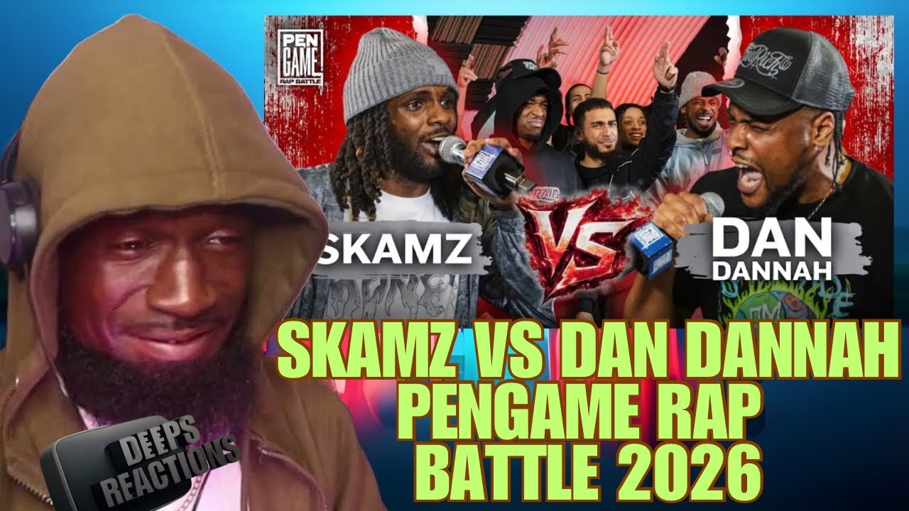 SKAMZ VS DAN DANNAH | PenGame Rap Battle | 2026 | Deepsspeaks (Reaction)