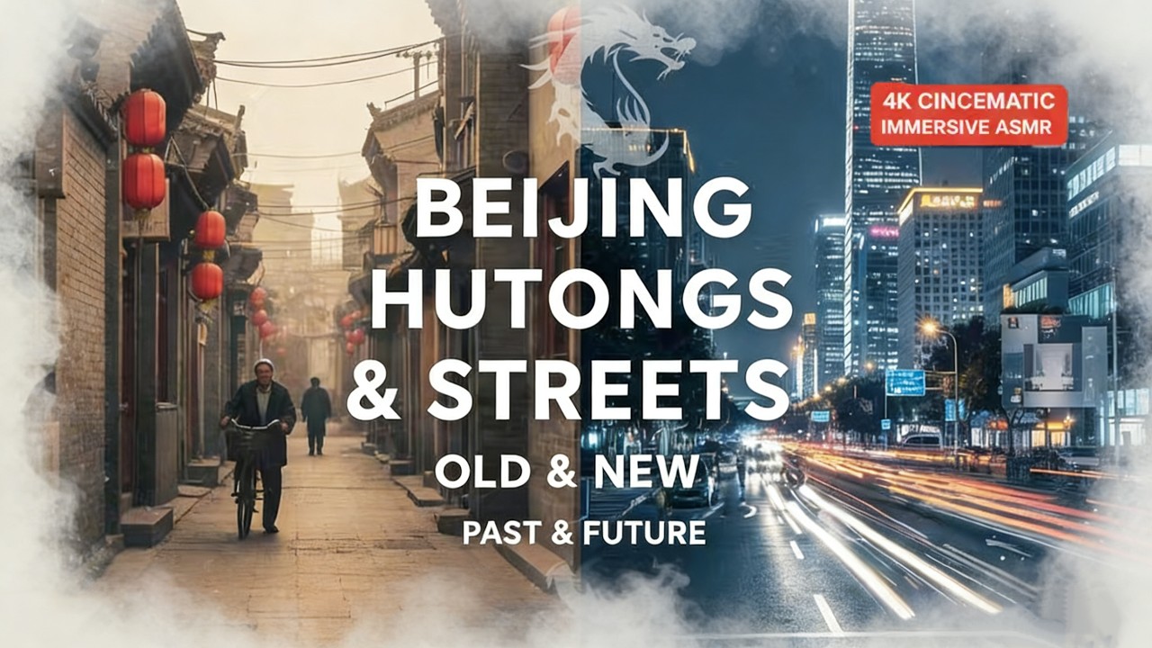 Beijing 2026: From Ancient Hutongs to Futuristic Streets (Cinematic 4K)
