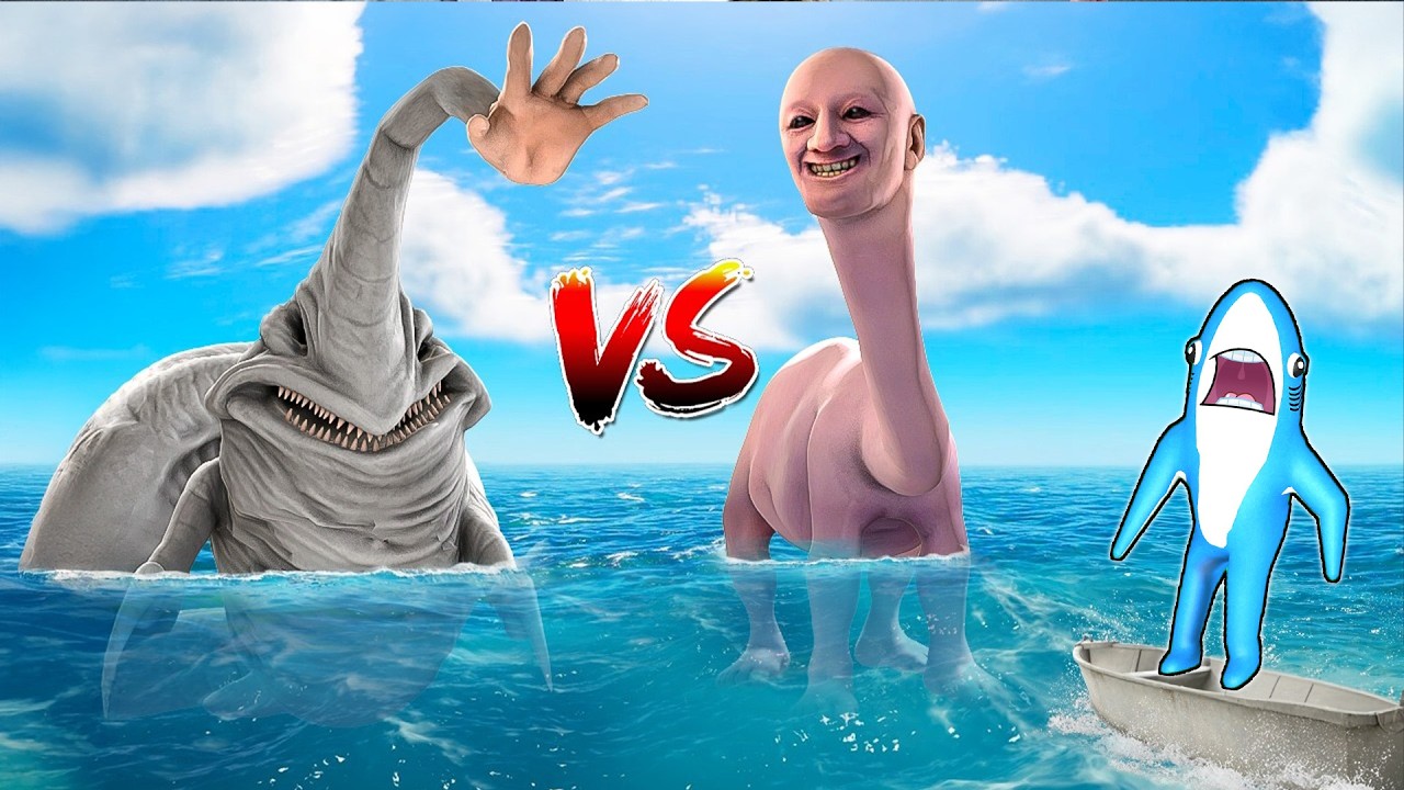 CINE ESTE SEFUL OCEANULUI? MONSTRU MANA VS MONSTRUL CU CAP DE OM! DRACULASS ESTE MANCAT! *EPIC*