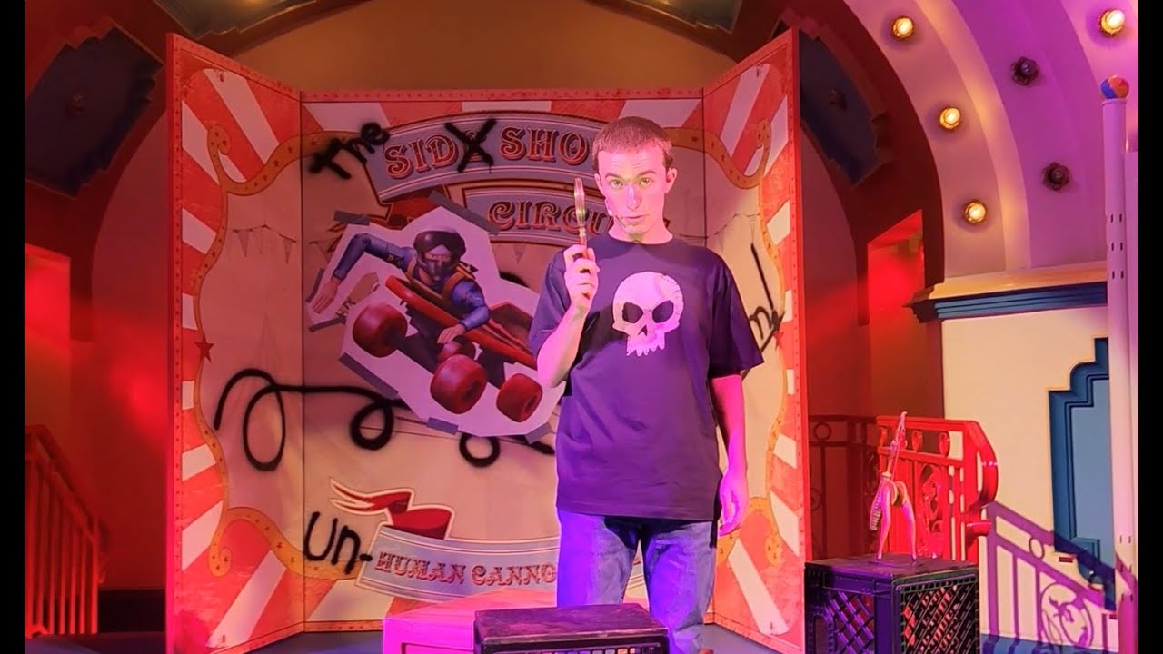 Sid READS Guests at Oogie Boogie Bash at Disney California Adventure Halloween Party